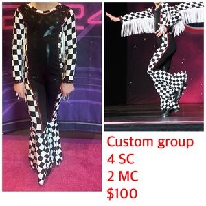 Custom competitive dance costumes